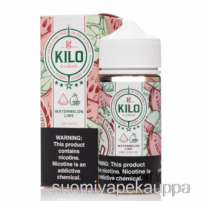 Vape Suomi Vesimeloni Lime - Kilo Revival - 100ml 6mg